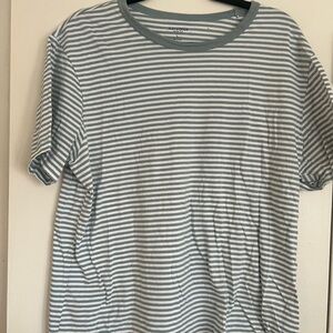 Arizona Jean Company Men's Striped Gray T-Shirt